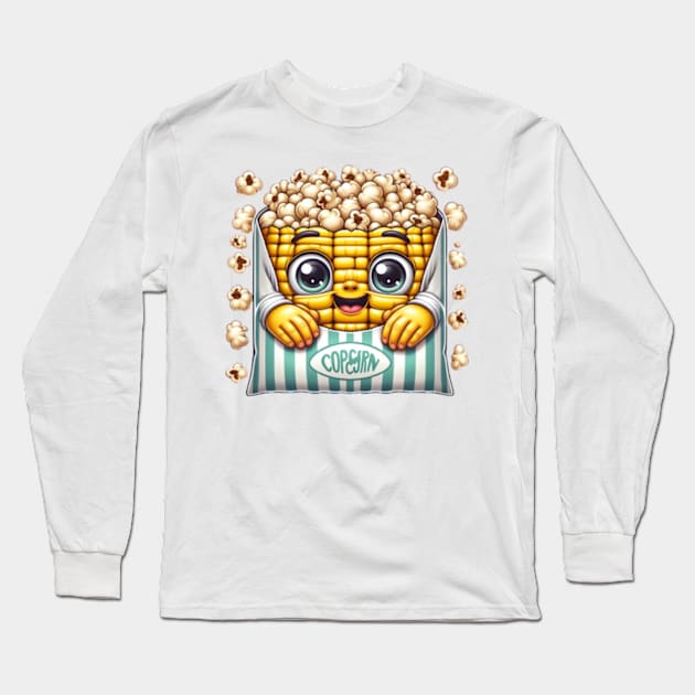 Coco Corn Long Sleeve T-Shirt by sonnycosmics